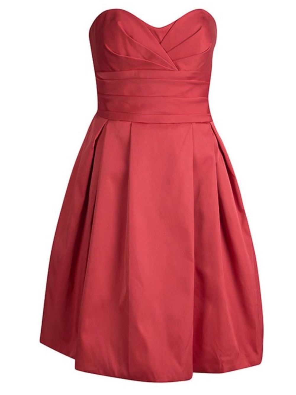 Armani Red Strapless Dress